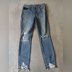 Good American Distressed Skinny Jeans Size 10